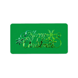 KERSTADRES ETIKETTEN SEIZOENSGREETEN