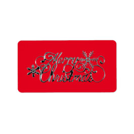 KERSTADRES ETIKETTEN SEIZOENSGREETEN