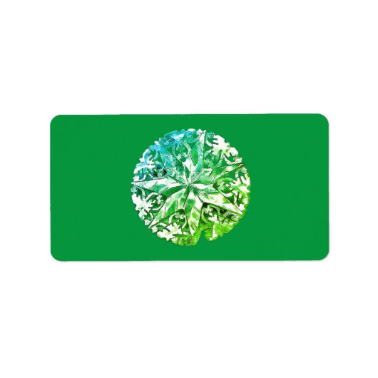 KERSTADRES ETIKETTEN SEIZOENSGREETEN (Voorkant)