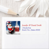 Kerstadres Etiketten stickers (Insitu)