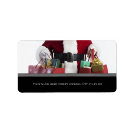 Kerstadres — Mailinglabels Etiket