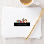 Kerstadres — Mailinglabels Etiket (Insitu)