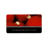 Kerstadres — Mailinglabels Etiket (Voorkant)