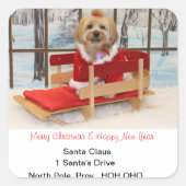 Kerstadres Stickers (Voorkant)