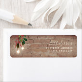 kerstadres voor brrick Lights Etiket (Insitu)