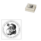  kerstadres voor kerstmis rubberstempel (Gestempeld)