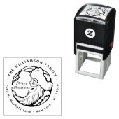 kerstadres voor kerstmis zelfinktende stempel (In situ)