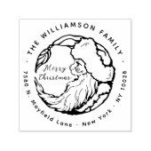 kerstadres voor kerstmis zelfinktende stempel (Design)