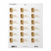 kerstAdresetiketten Etiket (Full Sheet)