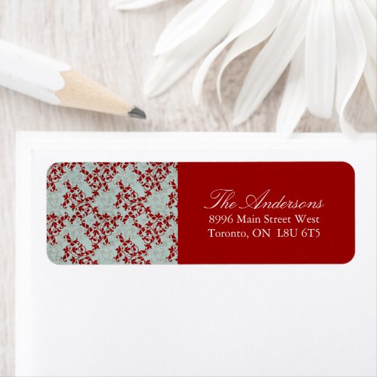 kerstAdresetiketten Etiket (Insitu)