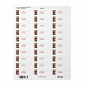 kerstAdresetiketten Etiket (Full Sheet)