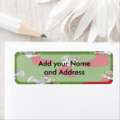 kerstAdresetiketten Feestdagen Etiket (Insitu)