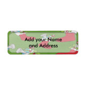 kerstAdresetiketten Feestdagen Etiket (Voorkant)