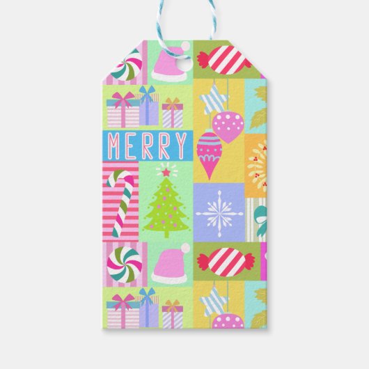 Kerstadvertentiekalender Cadeaulabel (Voorkant)