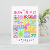 Kerstadvertentiekalender Feestdagenkaart (Staand voorkant)