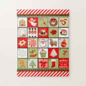 Kerstadvertentiekalender Legpuzzel (Verticaal)