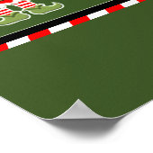 Kerstadvertentiekalender Poster (Hoek)