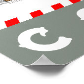 Kerstadvertentiekalender Poster (Hoek)