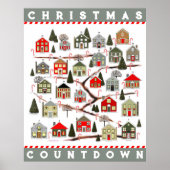 Kerstadvertentiekalender Poster (Voorkant)