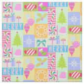Kerstadvertentiekalender Stof (Swatch)