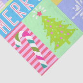 Kerstadvertentiekalender Tissuepapier (Detail)