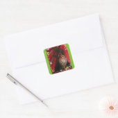 Kerstaehout Whooo? Sticker (Envelop)