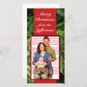 kerstAfbeelding aangepast fotosjabloon Feestdagenkaart (Voorkant / Achterkant)