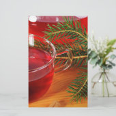 kerstafbeelding briefpapier (Staand voorkant)