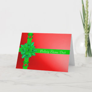 kerstafbeelding voor Iers kerstwenskaart Feestdagen Kaart