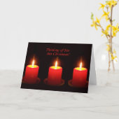 Kerstafbeelding voor kerstkaart kaart (Gele Bloem)