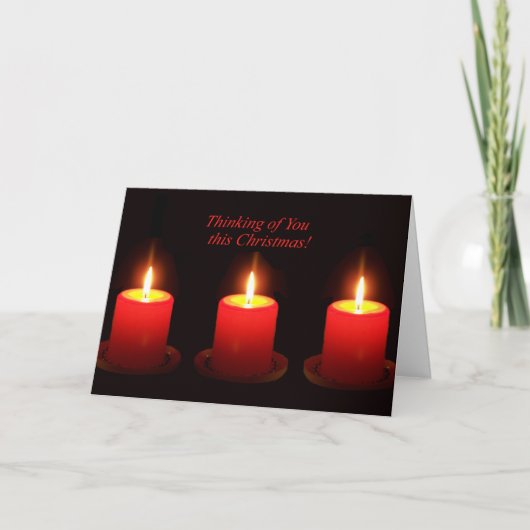 Kerstafbeelding voor kerstkaart kaart (Voorkant)