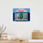 kerstafbeelding voor Poster (Keuken)