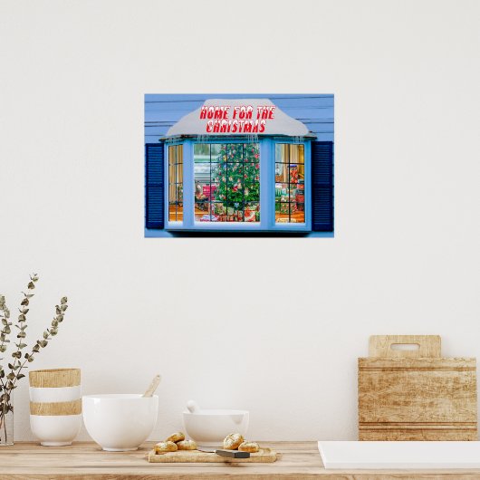 kerstafbeelding voor Poster (Keuken)