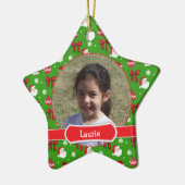 KerstAfbeeldingen Kinder Star-Ornament Keramisch Ornament (Links)