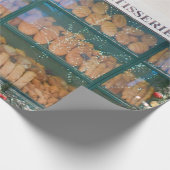Kerstaffelkamer met kerstdeco cadeaupapier (Hoek)