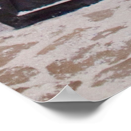 Kerstaffelkamer met kerstdeco poster (Hoek)