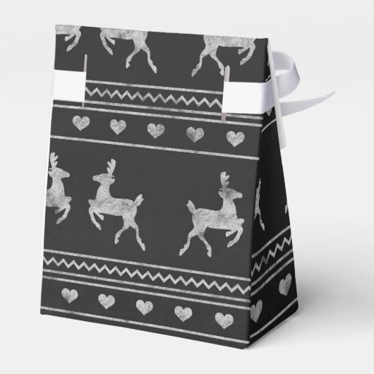 Kerstaffelkast van het karton voor rendieren bedankdoosjes (Achterkant)