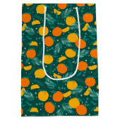 Kerstaffels Citrusvruchten Medium Cadeauzakje (Achterkant)