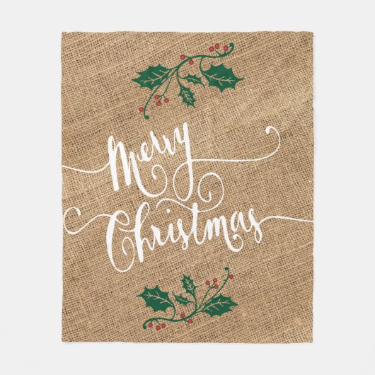 Kerstaffels voor feestvieren, reliëf fleece deken (Voorkant)