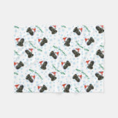 Kerstaffenpinscher Fleece Deken (Voorkant (Horizontaal))