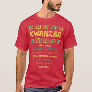 KerstAfrikaans-Amerikaanse Kwanzaa T-shirt