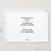 Kerstaftelkalender Feestdagenkaart (Achterkant)