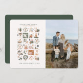 Kerstaftellen Fotokaart Vakantie Objecten Kaart (Voorkant / Achterkant)