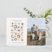 Kerstaftellen Fotokaart Vakantie Objecten Kaart (Staand voorkant)