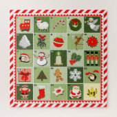 Kerstaftellen Legpuzzel (Verticaal)