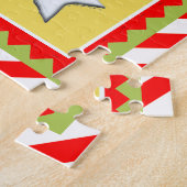 Kerstaftellen Legpuzzel (Zijkant)