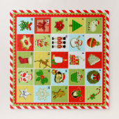 Kerstaftellen Legpuzzel (Horizontaal)