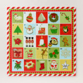 Kerstaftellen Legpuzzel (Verticaal)