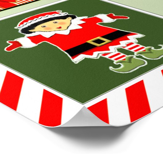 Kerstaftellen Poster (Hoek)