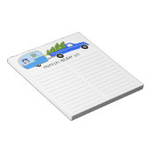 Kerstageaanhanger voor kerst-kerst-kerstakertrager notitieblok (Schuin)